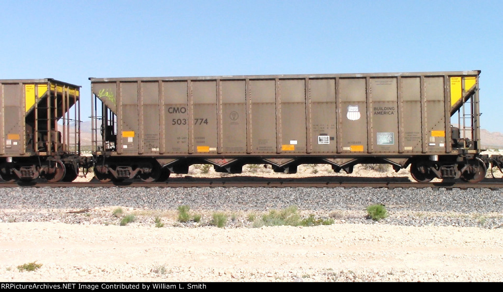 EB Unit Empty Hooper Car Frt at Erie NV -28